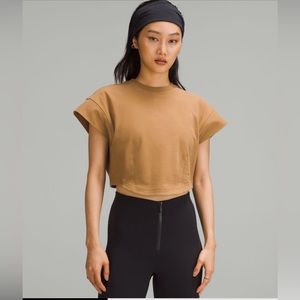 Lululemon heavyweight cotton mock neck tshirt
